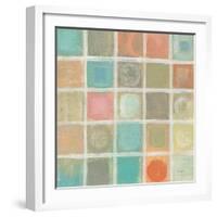 Sea Glass Mosaic Tile III-Silvia Vassileva-Framed Art Print