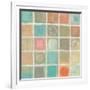 Sea Glass Mosaic Tile III-Silvia Vassileva-Framed Art Print