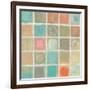 Sea Glass Mosaic Tile III-Silvia Vassileva-Framed Art Print