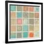 Sea Glass Mosaic Tile III-Silvia Vassileva-Framed Art Print