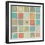 Sea Glass Mosaic Tile IV-Silvia Vassileva-Framed Art Print