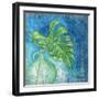 Sea Glass Palm I-Paul Brent-Framed Art Print