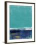 Sea Glass Sky Abstract Study-Emma Moore-Framed Art Print