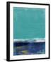 Sea Glass Sky Abstract Study-Emma Moore-Framed Art Print