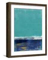 Sea Glass Sky Abstract Study-Emma Moore-Framed Art Print