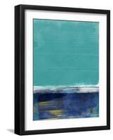 Sea Glass Sky Abstract Study-Emma Moore-Framed Art Print