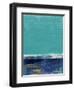 Sea Glass Sky Abstract Study-Emma Moore-Framed Art Print