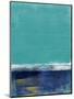 Sea Glass Sky Abstract Study-Emma Moore-Mounted Art Print