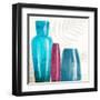 Sea Glass Three-Ann Bailey-Framed Art Print