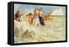 Sea Gods in the Surf, 1884-85-Max Klinger-Framed Stretched Canvas