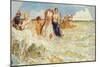 Sea Gods in the Surf, 1884-85-Max Klinger-Mounted Giclee Print