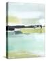 Sea Green Layers I-Annie Warren-Stretched Canvas