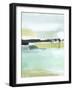 Sea Green Layers I-Annie Warren-Framed Art Print