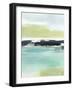 Sea Green Layers II-Annie Warren-Framed Art Print