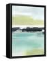 Sea Green Layers II-Annie Warren-Framed Stretched Canvas