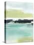 Sea Green Layers II-Annie Warren-Stretched Canvas