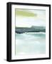 Sea Green Layers III-Annie Warren-Framed Art Print