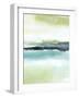 Sea Green Layers IV-Annie Warren-Framed Art Print