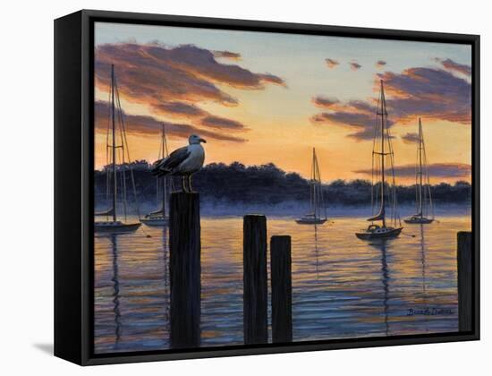 Sea Gull and Sails-Bruce Dumas-Framed Stretched Canvas