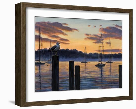 Sea Gull and Sails-Bruce Dumas-Framed Giclee Print