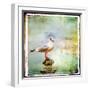 Sea Gull-Artistic Retro Styled Picture-Maugli-l-Framed Art Print