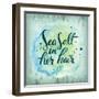 Sea Hair-Ashley Sta Teresa-Framed Art Print