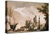 Sea Harbor, Stage Design for a Theatre Play, 1818-Pietro Gonzaga-Stretched Canvas