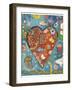 Sea Heart-Jill Mayberg-Framed Giclee Print