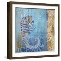 Sea Horse and Sea-null-Framed Giclee Print