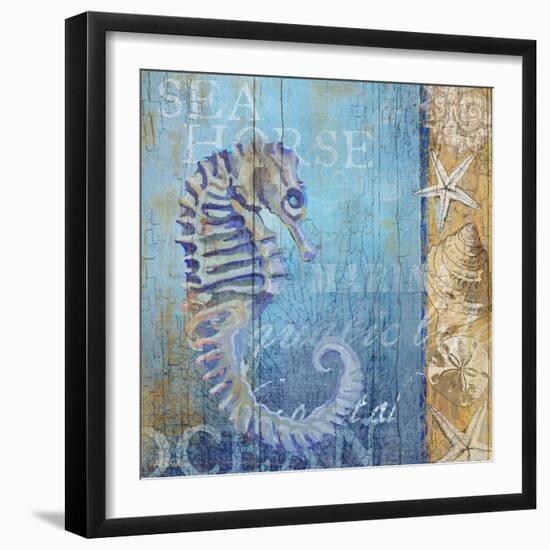 Sea Horse and Sea-null-Framed Giclee Print