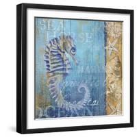 Sea Horse and Sea-null-Framed Giclee Print