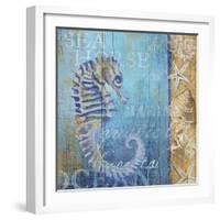 Sea Horse and Sea-null-Framed Giclee Print