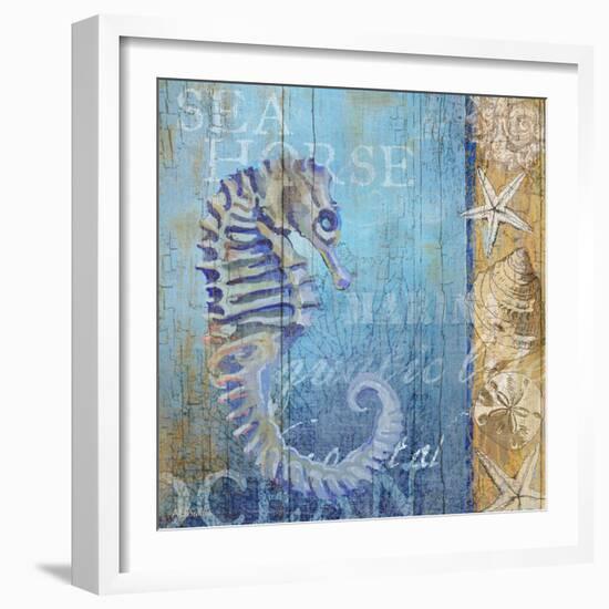 Sea Horse and Sea-null-Framed Giclee Print