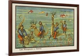 Sea Horse-Riding-Jean Marc Cote-Framed Photographic Print