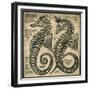 Sea-Horse (W/C on Paper)-William De Morgan-Framed Giclee Print