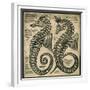 Sea-Horse (W/C on Paper)-William De Morgan-Framed Giclee Print