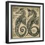 Sea-Horse (W/C on Paper)-William De Morgan-Framed Giclee Print