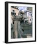 Sea Horse Water Fountain, Piazza Del Duomo, Taormina, Sicily, Italy-Peter Thompson-Framed Photographic Print