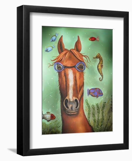 Sea Horse-Leah Saulnier-Framed Premium Giclee Print