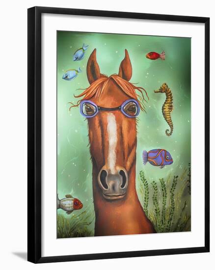 Sea Horse-Leah Saulnier-Framed Giclee Print