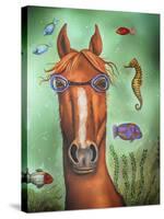 Sea Horse-Leah Saulnier-Stretched Canvas