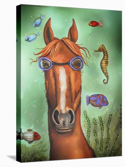 Sea Horse-Leah Saulnier-Stretched Canvas