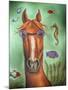 Sea Horse-Leah Saulnier-Mounted Premium Giclee Print