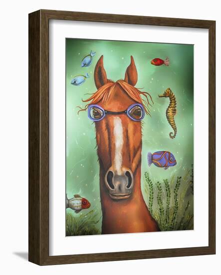 Sea Horse-Leah Saulnier-Framed Giclee Print
