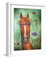 Sea Horse-Leah Saulnier-Framed Giclee Print