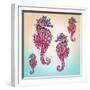 Sea Horses-Mark Ashkenazi-Framed Giclee Print