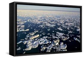 Sea Ice, Hudson Bay, Nunavut, Canada-Paul Souders-Framed Stretched Canvas