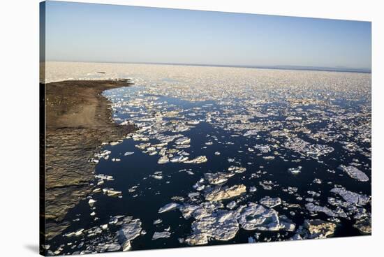 Sea Ice, Hudson Bay, Nunavut, Canada-Paul Souders-Stretched Canvas