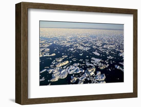 Sea Ice, Hudson Bay, Nunavut, Canada-Paul Souders-Framed Photographic Print