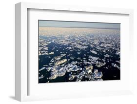 Sea Ice, Hudson Bay, Nunavut, Canada-Paul Souders-Framed Photographic Print